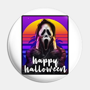 halloween scream retro Pin