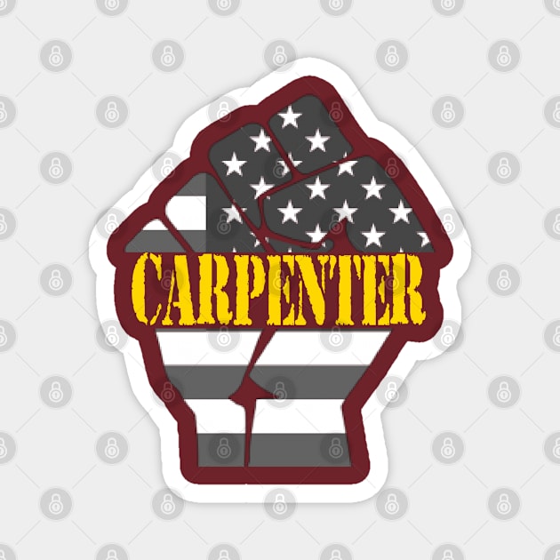 Carpenter job independent day Magnet by Slukable