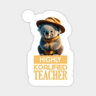 Just a Highly Koalified Teacher Koala 7 Magnet