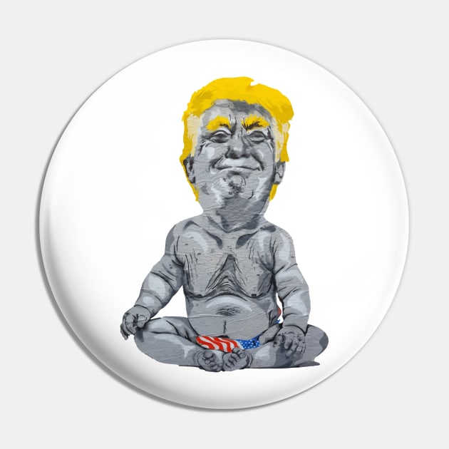 Trump Graffiti Pin by Tamie