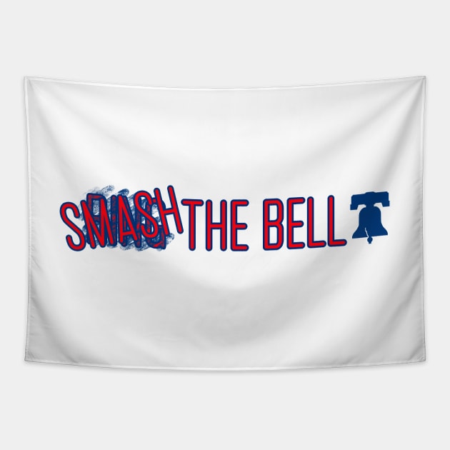 smash the bell Tapestry by cartershart