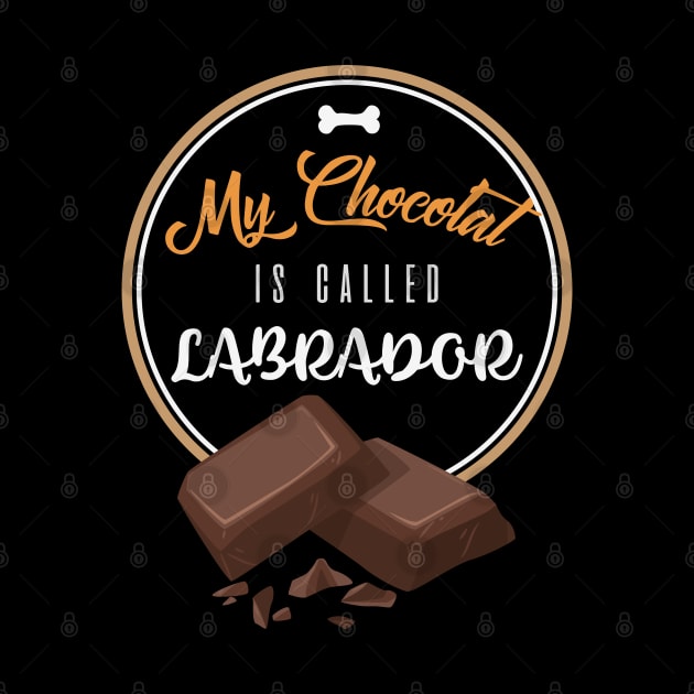 Chocolat Labrador by CTShirts