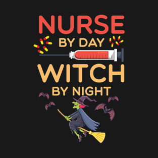 Halloween Nursing Witch Costume T-Shirt