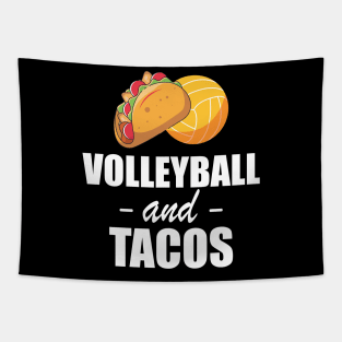 Volleyball and tacos Tapestry