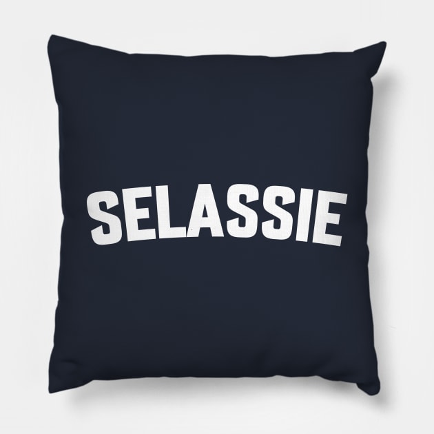 SELASSIE Pillow by LOS ALAMOS PROJECT T