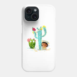 Cacti besties Phone Case