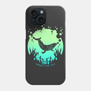 Under the Sea Retro Whale Ocean Lover Phone Case