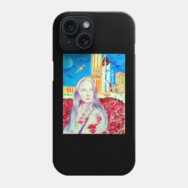 Hologram Girl Phone Case by Producer