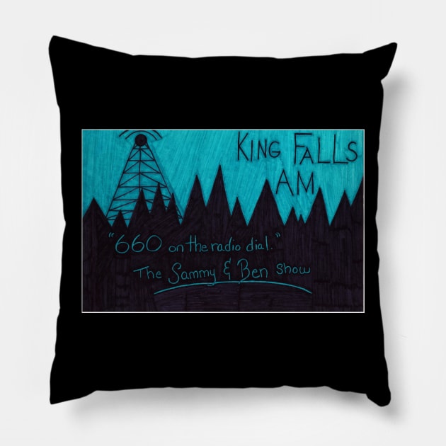 King Falls AM Pillow by Twintertainment