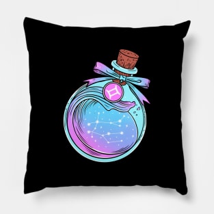 Zodiac Potion. Gemini Pillow