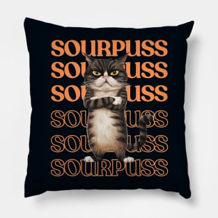 Sourpuss Pillow