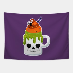 Cute Halloween Ice Cream Tapestry