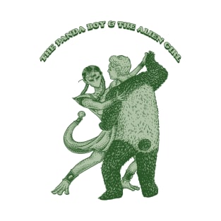 The Panda Boy & The Alien Girl T-Shirt