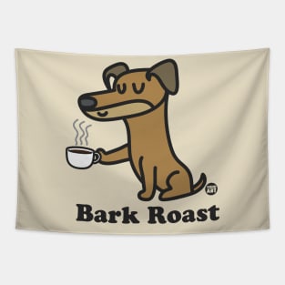 bark roast dog Tapestry