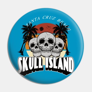 skeleton island Pin