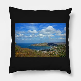 Nicaragua - Vue sur San Juan Del Sur Pillow