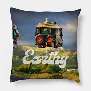 Earthy Adventure: Explore, travel & tour the World Pillow