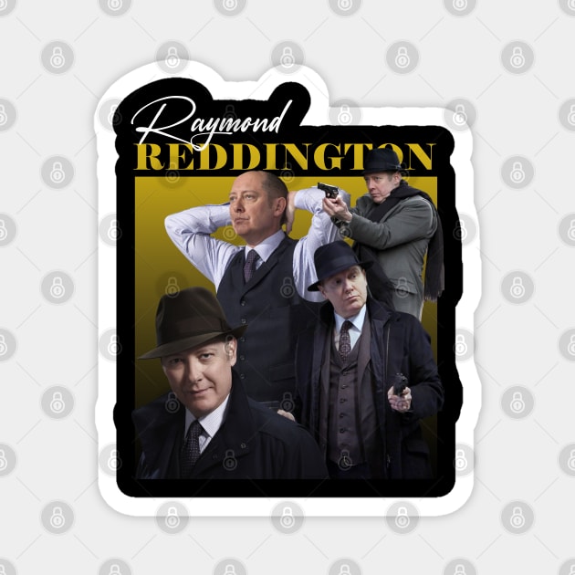 Raymond Reddington Vintage 90s Design Magnet by T-shirt Therapy