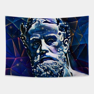 Xenophon Dark Night Portrait | Xenophon Artwork 5 Tapestry