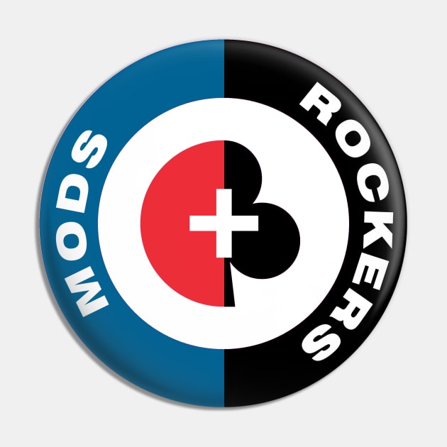 Mods and Rockers Pin by Skatee