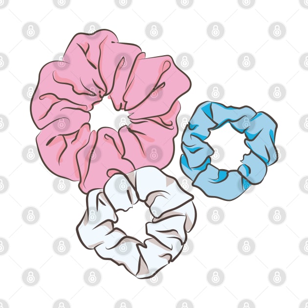 cute hair scrunchie by princessmi-com