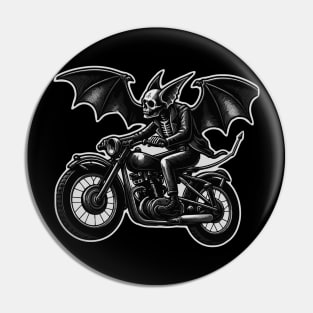 Ghost bat rider Pin
