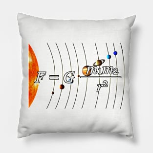 Newton's Laws of Universal Gravitation Pillow