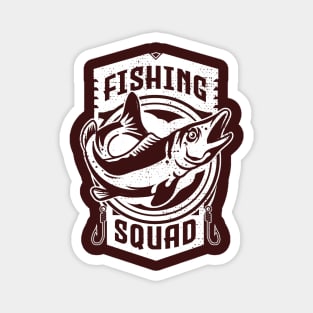 fishing squad Magnet