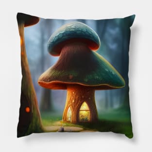 Enchanting Home for Sale (1) - Magic Mushroom House Pillow