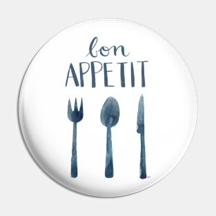 Bon Appetit - Teal Pin