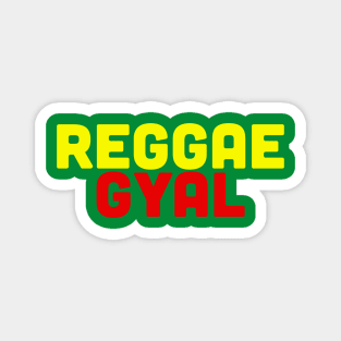 Reggae Gyal For Lovers Of Reggae Music Magnet