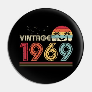 Vintage 1969 Limited Edition 52nd Birthday Gift 52 Years Old Pin