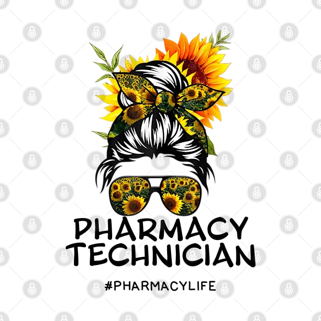 Cute Pharmacy Life Girl Sunflower Medical Student pharmacist by Jas-Kei Designs