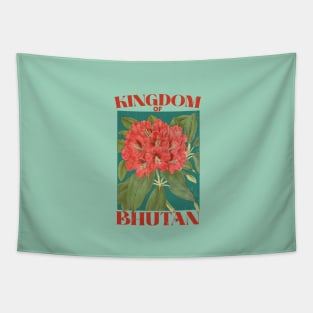 Kingdom of Bhutan Floral Tapestry