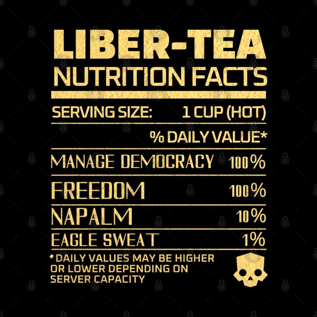 Liber-tea one cup at a time! helldivers by thestaroflove