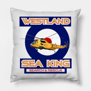 Westland Sea King Search and rescue helicopter in RAF roundel, Pillow