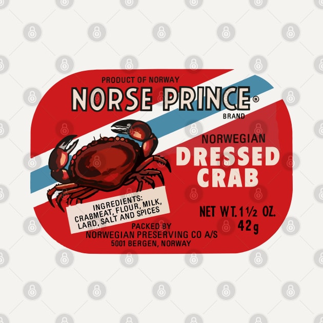 Norwegian Dressed Crab - Retro Packaging by CODA Shop