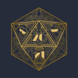 D20 Art Deco T-Shirt