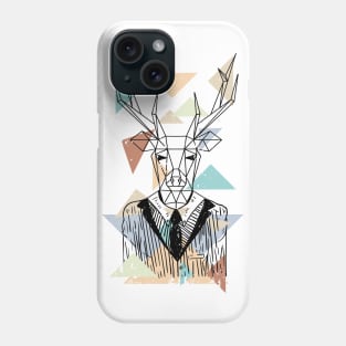 Geometric Deer Phone Case