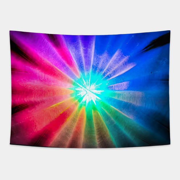 Colorful Design Tapestry by Flowers Art by PhotoCreationXP