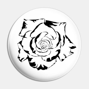 Stylized Rose Pin