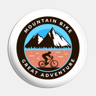 Mountain bike great adventure Pin