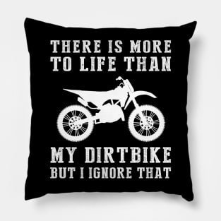 Dirtbike Ignorance T-Shirt Pillow