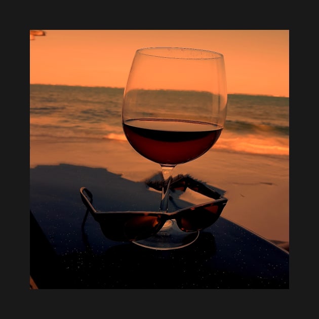 Wine + Beach time by Avivacreations