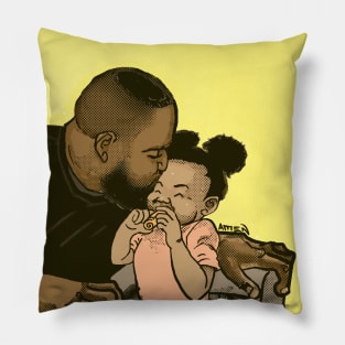 Daddy Loves You (square) Pillow