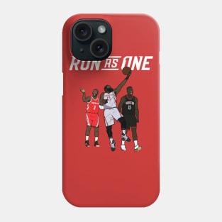 Houston Rockets NBA 'Run As One' ft. Chris Paul, James Harden and Clint Capela Phone Case