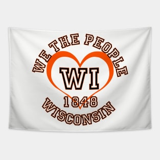 Show your Wisconsin pride: Wisconsin gifts and merchandise Tapestry