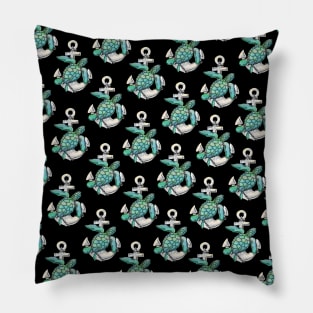 Turtle anchors Pillow