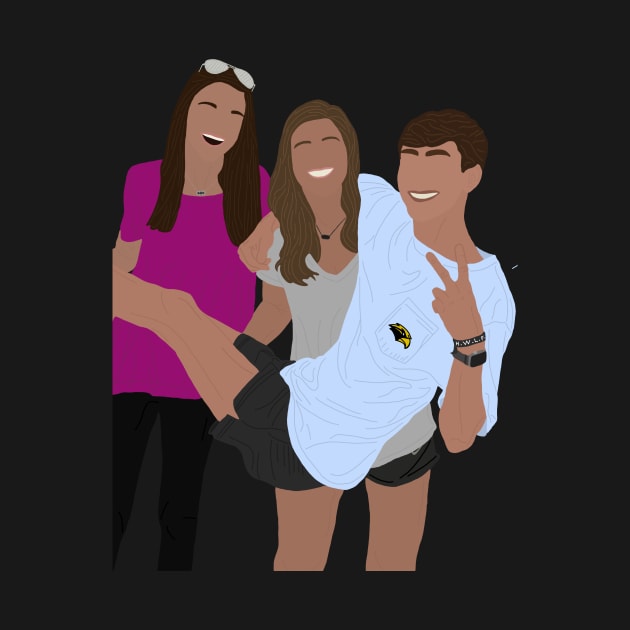 Zach, Kayla, & Haley! Sticker by haleynicole11