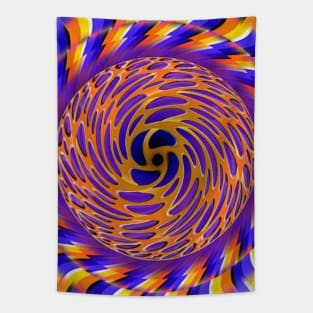 Scintillating #Illusion: #Psychedelic #Orb Appears to #Rotate Tapestry